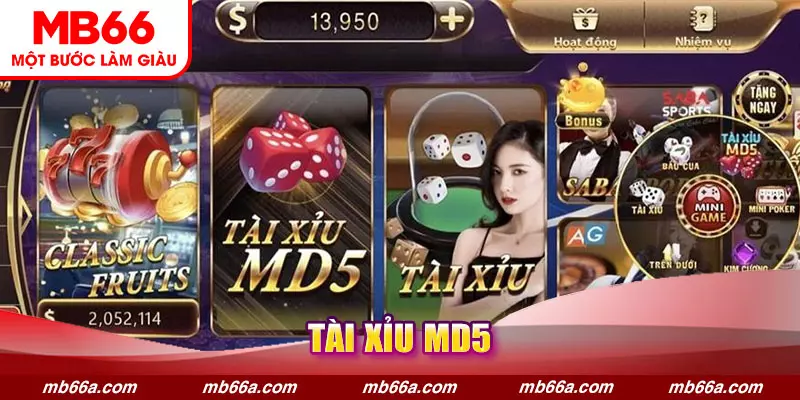 Tài xỉu MD5 - tựa game 3D nổi tiếng